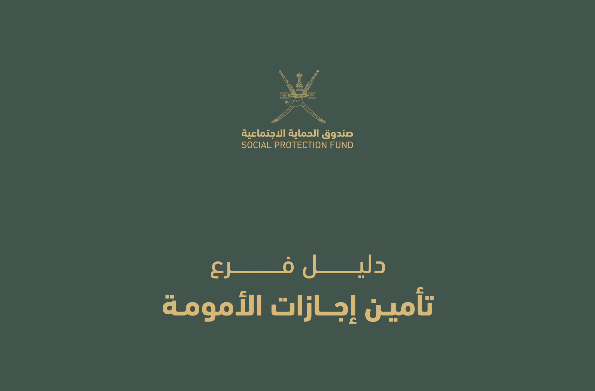 صورة لدليل فرع تأمين إجازات الأمومة